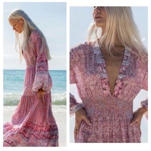 LAST CHANCE BEFORE I MOVE and close my closet. Billabong Cosmos boho maxi dress